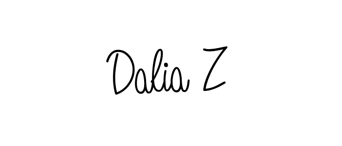 Check out images of Autograph of Dalia Z name. Actor Dalia Z Signature Style. Angelique-Rose-font-FFP is a professional sign style online. Dalia Z signature style 5 images and pictures png
