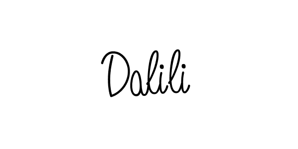 Best and Professional Signature Style for Dalili. Angelique-Rose-font-FFP Best Signature Style Collection. Dalili signature style 5 images and pictures png