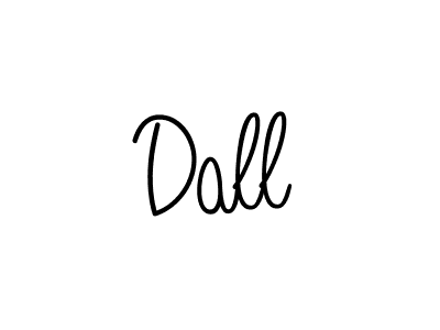 The best way (Angelique-Rose-font-FFP) to make a short signature is to pick only two or three words in your name. The name Dall include a total of six letters. For converting this name. Dall signature style 5 images and pictures png