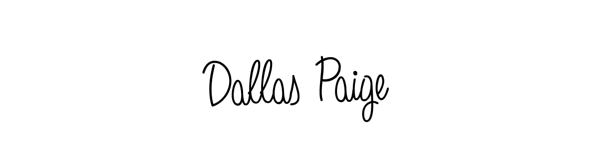 Once you've used our free online signature maker to create your best signature Angelique-Rose-font-FFP style, it's time to enjoy all of the benefits that Dallas Paige name signing documents. Dallas Paige signature style 5 images and pictures png