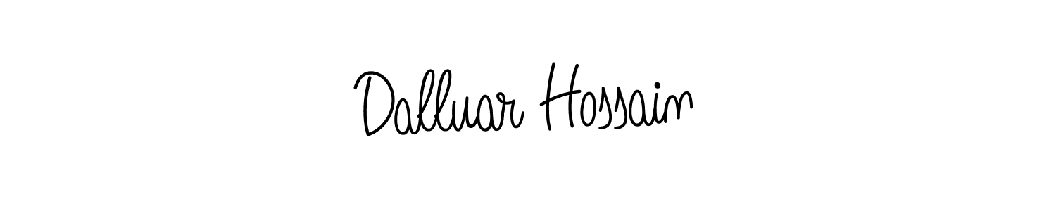 Also we have Dalluar Hossain name is the best signature style. Create professional handwritten signature collection using Angelique-Rose-font-FFP autograph style. Dalluar Hossain signature style 5 images and pictures png