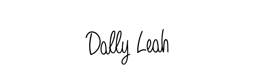 if you are searching for the best signature style for your name Dally Leah. so please give up your signature search. here we have designed multiple signature styles  using Angelique-Rose-font-FFP. Dally Leah signature style 5 images and pictures png
