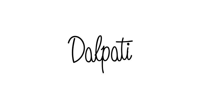 Create a beautiful signature design for name Dalpati. With this signature (Angelique-Rose-font-FFP) fonts, you can make a handwritten signature for free. Dalpati signature style 5 images and pictures png