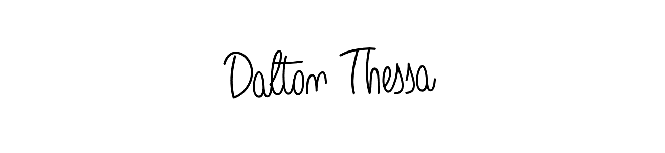 Dalton Thessa stylish signature style. Best Handwritten Sign (Angelique-Rose-font-FFP) for my name. Handwritten Signature Collection Ideas for my name Dalton Thessa. Dalton Thessa signature style 5 images and pictures png