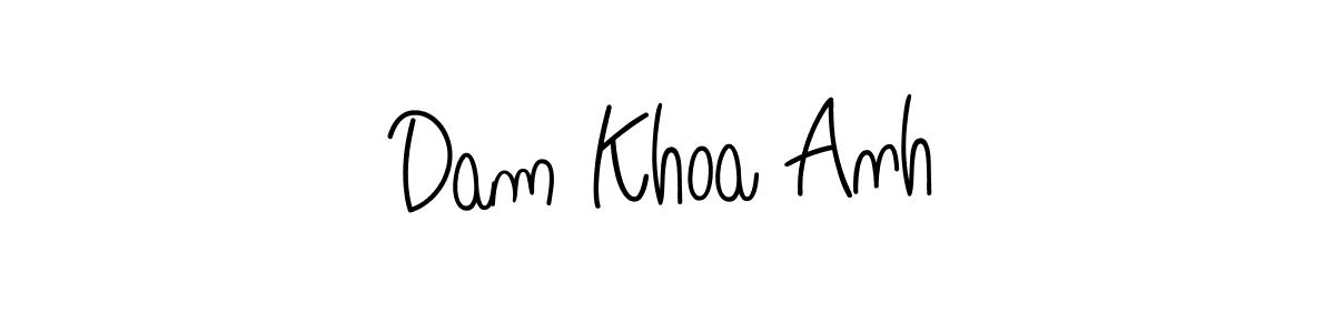 Check out images of Autograph of Dam Khoa Anh name. Actor Dam Khoa Anh Signature Style. Angelique-Rose-font-FFP is a professional sign style online. Dam Khoa Anh signature style 5 images and pictures png