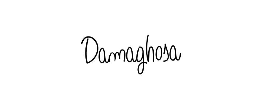 Also we have Damaghosa name is the best signature style. Create professional handwritten signature collection using Angelique-Rose-font-FFP autograph style. Damaghosa signature style 5 images and pictures png
