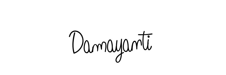 Best and Professional Signature Style for Damayanti. Angelique-Rose-font-FFP Best Signature Style Collection. Damayanti signature style 5 images and pictures png
