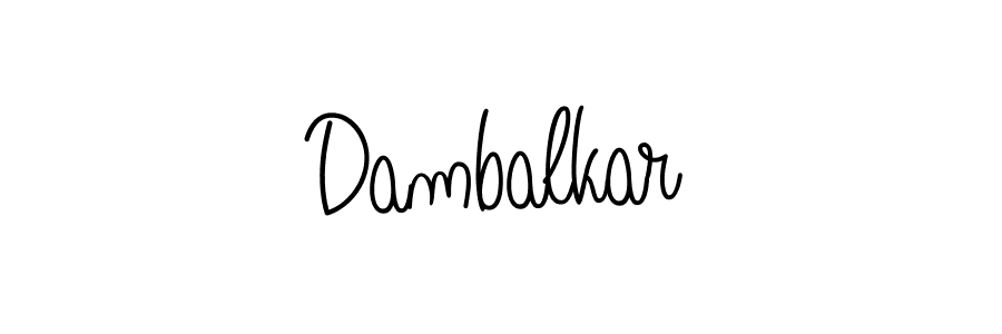 Make a short Dambalkar signature style. Manage your documents anywhere anytime using Angelique-Rose-font-FFP. Create and add eSignatures, submit forms, share and send files easily. Dambalkar signature style 5 images and pictures png