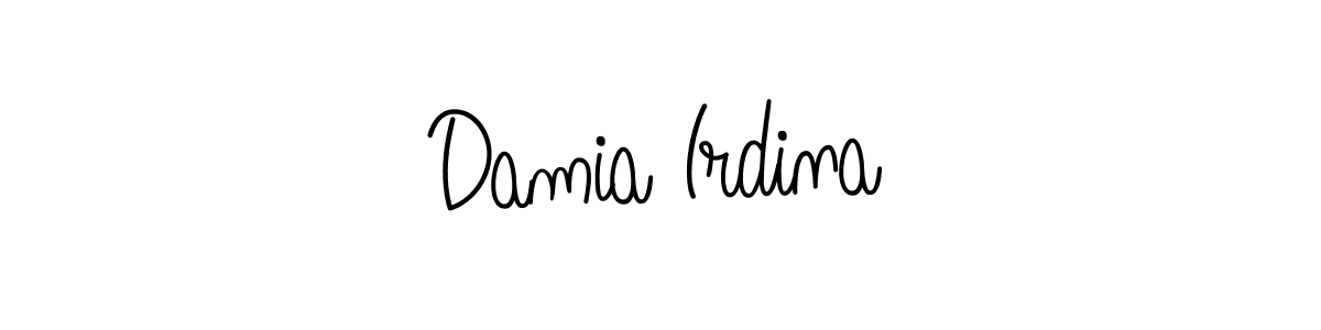 Once you've used our free online signature maker to create your best signature Angelique-Rose-font-FFP style, it's time to enjoy all of the benefits that Damia Irdina name signing documents. Damia Irdina signature style 5 images and pictures png