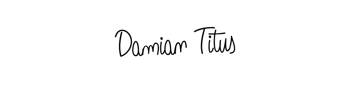 Also we have Damian Titus name is the best signature style. Create professional handwritten signature collection using Angelique-Rose-font-FFP autograph style. Damian Titus signature style 5 images and pictures png