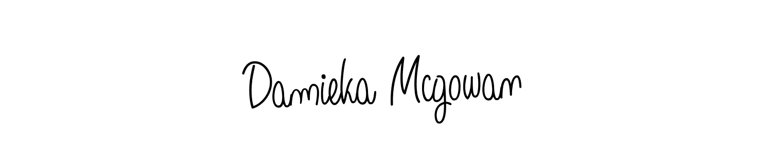 Similarly Angelique-Rose-font-FFP is the best handwritten signature design. Signature creator online .You can use it as an online autograph creator for name Damieka Mcgowan. Damieka Mcgowan signature style 5 images and pictures png