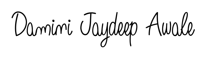 Build your personal autograph collection for name Damini Jaydeep Awale with Angelique-Rose-font-FFP design. Browse, select, and save your favorites. Damini Jaydeep Awale signature style 5 images and pictures png