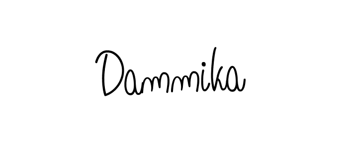 Dammika stylish signature style. Best Handwritten Sign (Angelique-Rose-font-FFP) for my name. Handwritten Signature Collection Ideas for my name Dammika. Dammika signature style 5 images and pictures png