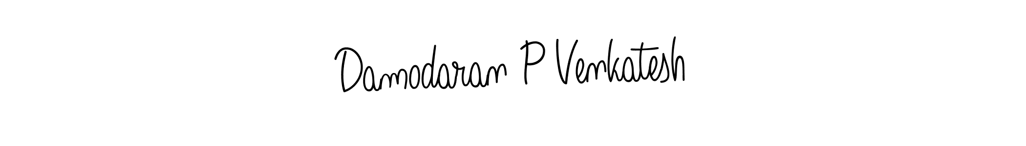 Damodaran P Venkatesh stylish signature style. Best Handwritten Sign (Angelique-Rose-font-FFP) for my name. Handwritten Signature Collection Ideas for my name Damodaran P Venkatesh. Damodaran P Venkatesh signature style 5 images and pictures png