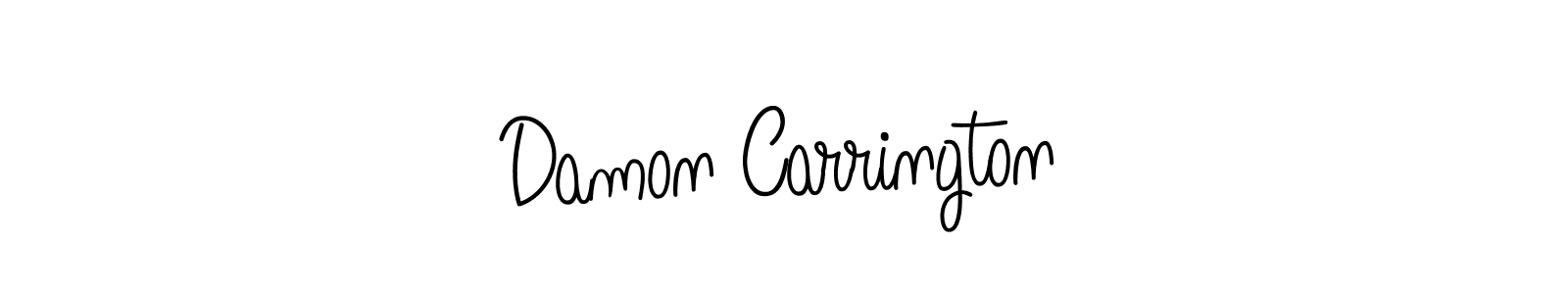 How to make Damon Carrington signature? Angelique-Rose-font-FFP is a professional autograph style. Create handwritten signature for Damon Carrington name. Damon Carrington signature style 5 images and pictures png
