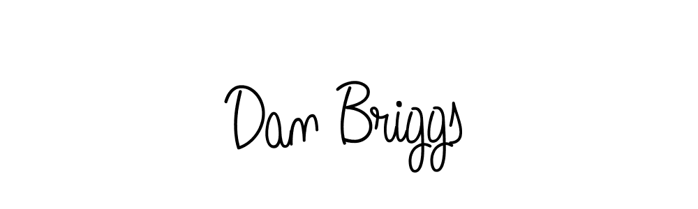 Dan Briggs stylish signature style. Best Handwritten Sign (Angelique-Rose-font-FFP) for my name. Handwritten Signature Collection Ideas for my name Dan Briggs. Dan Briggs signature style 5 images and pictures png