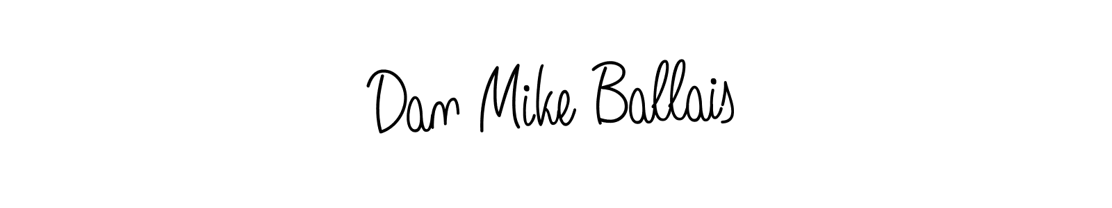Create a beautiful signature design for name Dan Mike Ballais. With this signature (Angelique-Rose-font-FFP) fonts, you can make a handwritten signature for free. Dan Mike Ballais signature style 5 images and pictures png