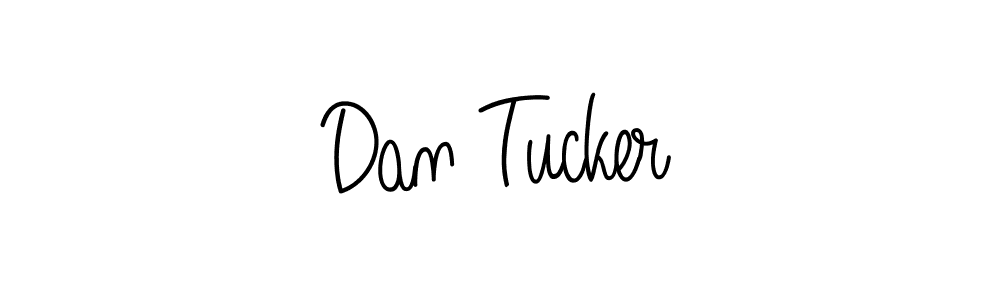 Make a beautiful signature design for name Dan Tucker. With this signature (Angelique-Rose-font-FFP) style, you can create a handwritten signature for free. Dan Tucker signature style 5 images and pictures png