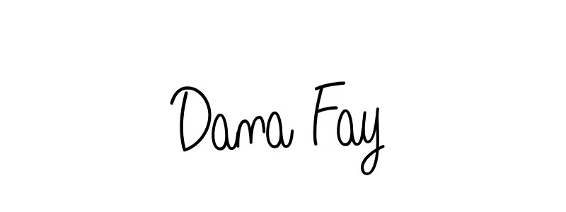 How to make Dana Fay name signature. Use Angelique-Rose-font-FFP style for creating short signs online. This is the latest handwritten sign. Dana Fay signature style 5 images and pictures png