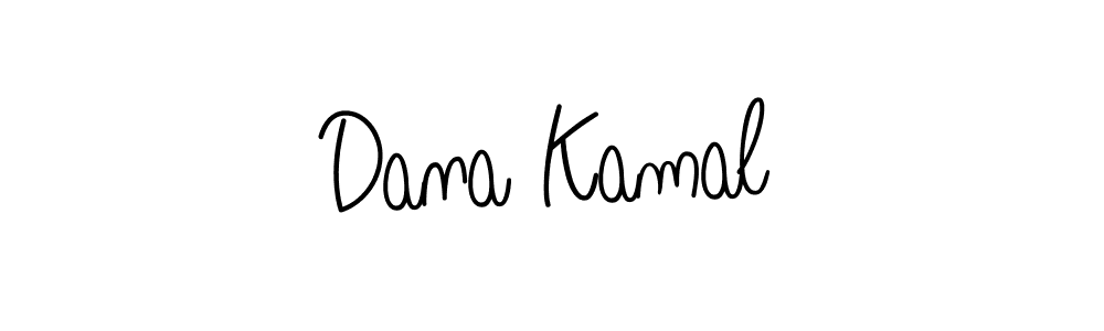 The best way (Angelique-Rose-font-FFP) to make a short signature is to pick only two or three words in your name. The name Dana Kamal include a total of six letters. For converting this name. Dana Kamal signature style 5 images and pictures png