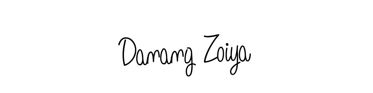 Create a beautiful signature design for name Danang Zoiya. With this signature (Angelique-Rose-font-FFP) fonts, you can make a handwritten signature for free. Danang Zoiya signature style 5 images and pictures png