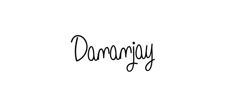 Dananjay stylish signature style. Best Handwritten Sign (Angelique-Rose-font-FFP) for my name. Handwritten Signature Collection Ideas for my name Dananjay. Dananjay signature style 5 images and pictures png