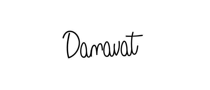 How to make Danavat signature? Angelique-Rose-font-FFP is a professional autograph style. Create handwritten signature for Danavat name. Danavat signature style 5 images and pictures png