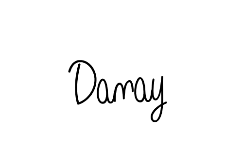 You should practise on your own different ways (Angelique-Rose-font-FFP) to write your name (Danay) in signature. don't let someone else do it for you. Danay signature style 5 images and pictures png