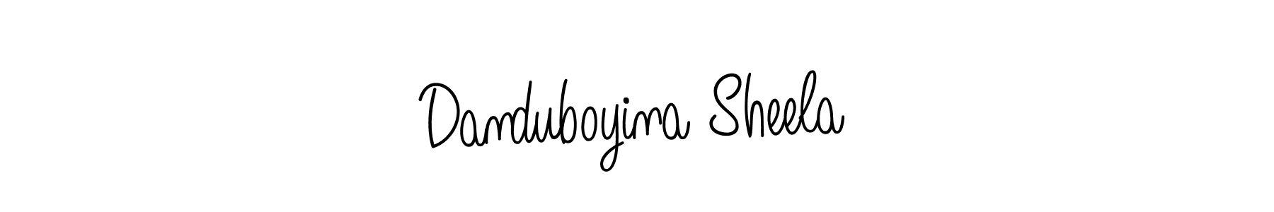 Once you've used our free online signature maker to create your best signature Angelique-Rose-font-FFP style, it's time to enjoy all of the benefits that Danduboyina Sheela name signing documents. Danduboyina Sheela signature style 5 images and pictures png