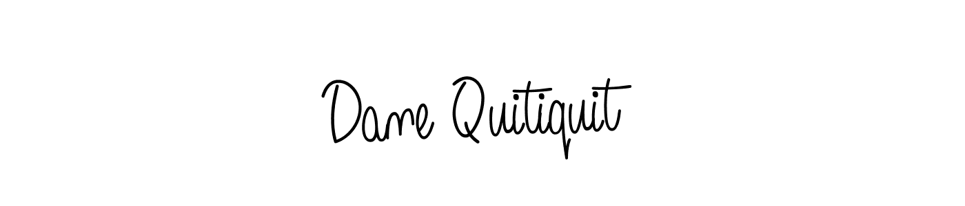 How to Draw Dane Quitiquit signature style? Angelique-Rose-font-FFP is a latest design signature styles for name Dane Quitiquit. Dane Quitiquit signature style 5 images and pictures png