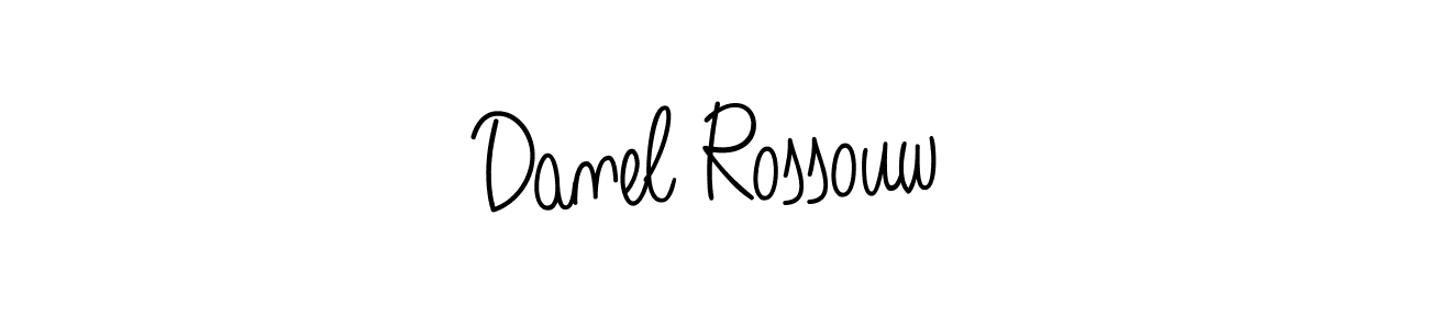 Make a beautiful signature design for name Danel Rossouw. With this signature (Angelique-Rose-font-FFP) style, you can create a handwritten signature for free. Danel Rossouw signature style 5 images and pictures png
