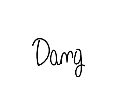 How to make Dang name signature. Use Angelique-Rose-font-FFP style for creating short signs online. This is the latest handwritten sign. Dang signature style 5 images and pictures png