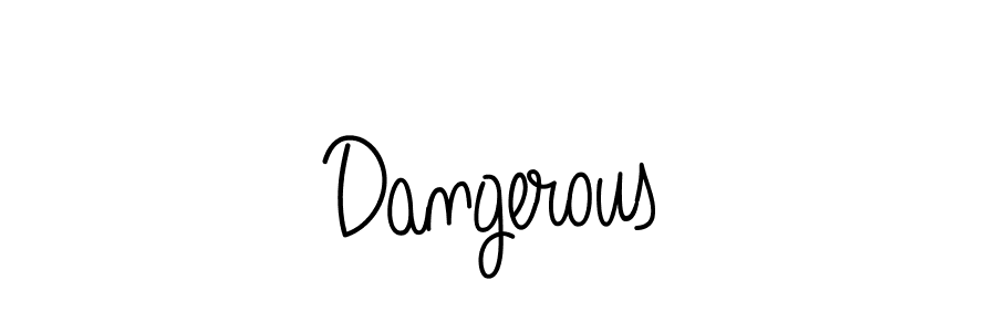 Similarly Angelique-Rose-font-FFP is the best handwritten signature design. Signature creator online .You can use it as an online autograph creator for name Dangerous. Dangerous signature style 5 images and pictures png