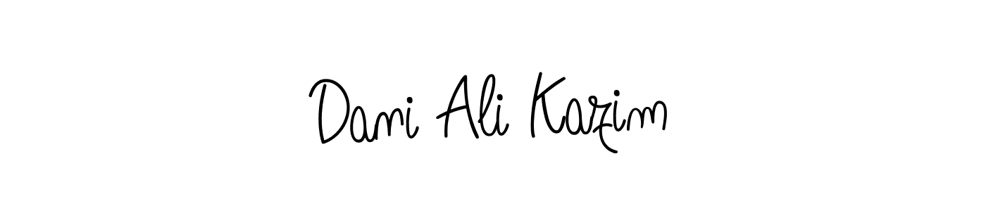 How to make Dani Ali Kazim signature? Angelique-Rose-font-FFP is a professional autograph style. Create handwritten signature for Dani Ali Kazim name. Dani Ali Kazim signature style 5 images and pictures png