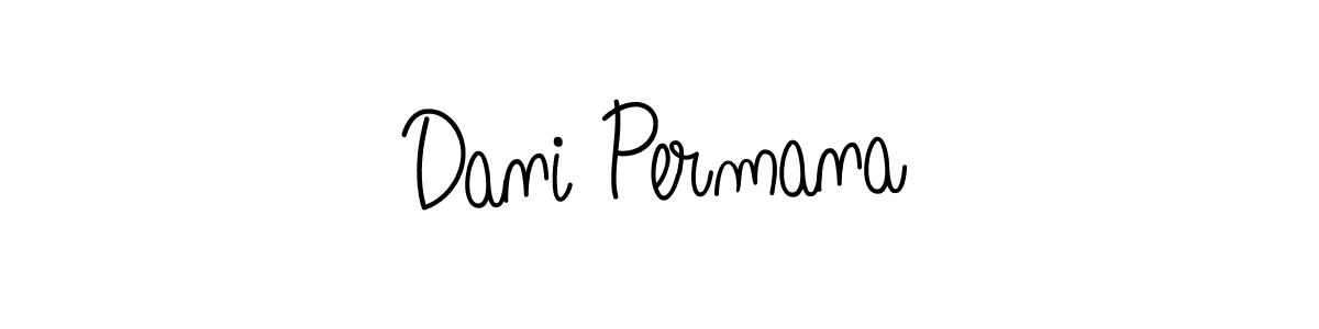 Once you've used our free online signature maker to create your best signature Angelique-Rose-font-FFP style, it's time to enjoy all of the benefits that Dani Permana name signing documents. Dani Permana signature style 5 images and pictures png