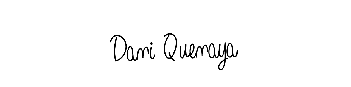 Also we have Dani Quenaya name is the best signature style. Create professional handwritten signature collection using Angelique-Rose-font-FFP autograph style. Dani Quenaya signature style 5 images and pictures png