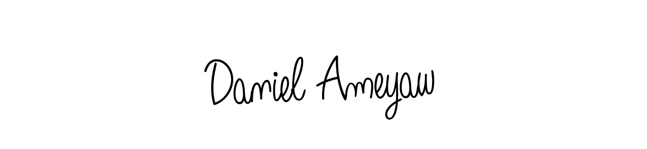 Make a beautiful signature design for name Daniel Ameyaw. With this signature (Angelique-Rose-font-FFP) style, you can create a handwritten signature for free. Daniel Ameyaw signature style 5 images and pictures png