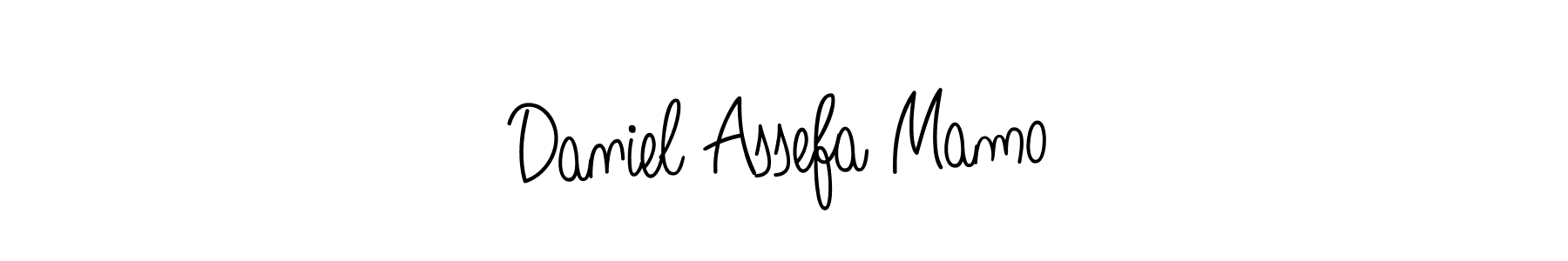 Also we have Daniel Assefa Mamo name is the best signature style. Create professional handwritten signature collection using Angelique-Rose-font-FFP autograph style. Daniel Assefa Mamo signature style 5 images and pictures png