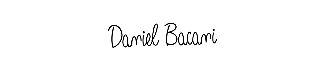 if you are searching for the best signature style for your name Daniel Bacani. so please give up your signature search. here we have designed multiple signature styles  using Angelique-Rose-font-FFP. Daniel Bacani signature style 5 images and pictures png