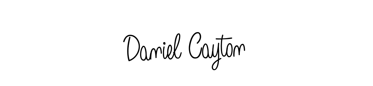 You should practise on your own different ways (Angelique-Rose-font-FFP) to write your name (Daniel Cayton) in signature. don't let someone else do it for you. Daniel Cayton signature style 5 images and pictures png