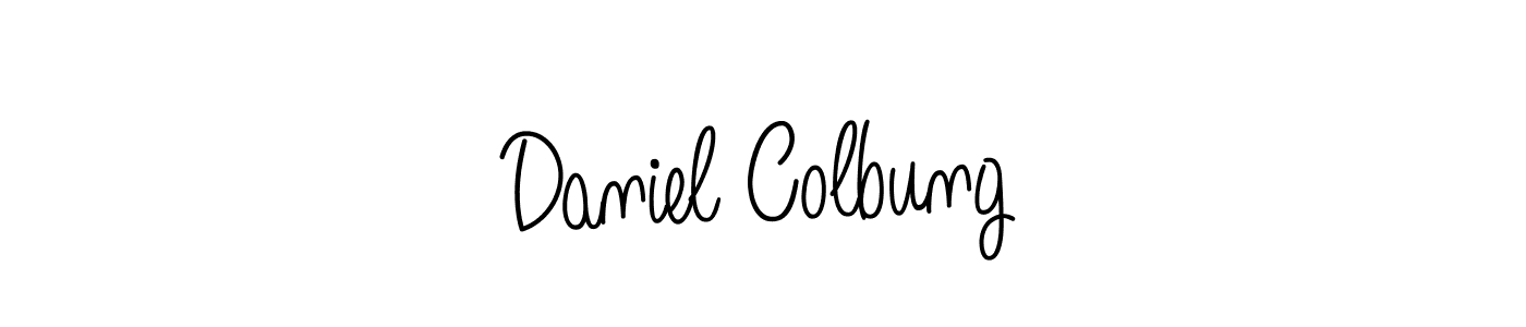 Make a beautiful signature design for name Daniel Colbung. With this signature (Angelique-Rose-font-FFP) style, you can create a handwritten signature for free. Daniel Colbung signature style 5 images and pictures png