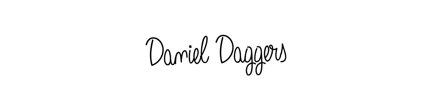 How to make Daniel Daggers name signature. Use Angelique-Rose-font-FFP style for creating short signs online. This is the latest handwritten sign. Daniel Daggers signature style 5 images and pictures png