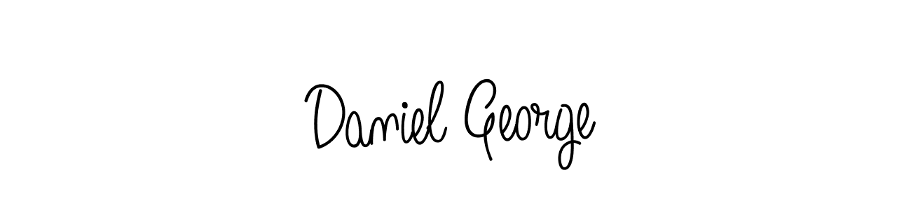 Create a beautiful signature design for name Daniel George. With this signature (Angelique-Rose-font-FFP) fonts, you can make a handwritten signature for free. Daniel George signature style 5 images and pictures png
