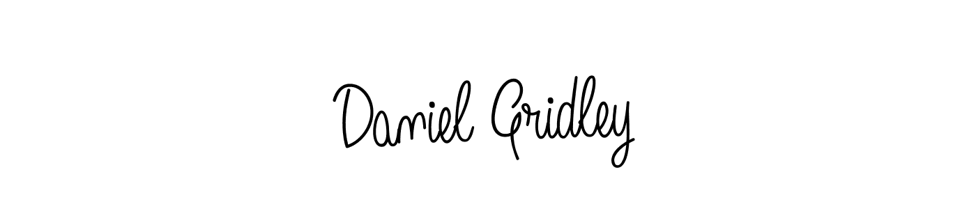 Use a signature maker to create a handwritten signature online. With this signature software, you can design (Angelique-Rose-font-FFP) your own signature for name Daniel Gridley. Daniel Gridley signature style 5 images and pictures png