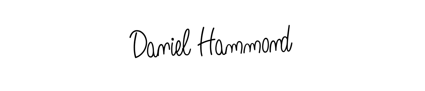 You should practise on your own different ways (Angelique-Rose-font-FFP) to write your name (Daniel Hammond) in signature. don't let someone else do it for you. Daniel Hammond signature style 5 images and pictures png