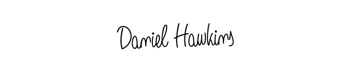 Design your own signature with our free online signature maker. With this signature software, you can create a handwritten (Angelique-Rose-font-FFP) signature for name Daniel Hawkins. Daniel Hawkins signature style 5 images and pictures png