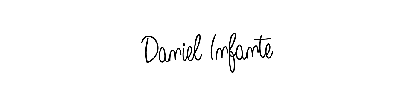 Daniel Infante stylish signature style. Best Handwritten Sign (Angelique-Rose-font-FFP) for my name. Handwritten Signature Collection Ideas for my name Daniel Infante. Daniel Infante signature style 5 images and pictures png