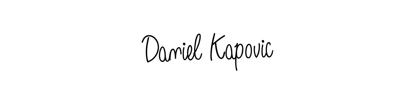 Here are the top 10 professional signature styles for the name Daniel Kapovic. These are the best autograph styles you can use for your name. Daniel Kapovic signature style 5 images and pictures png