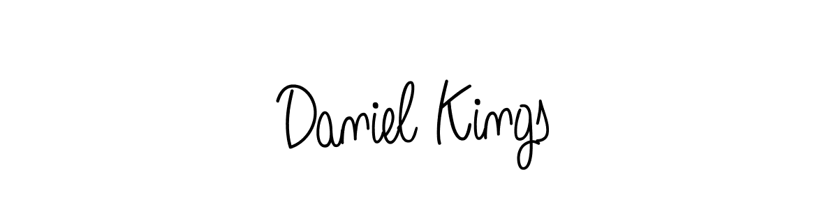 Design your own signature with our free online signature maker. With this signature software, you can create a handwritten (Angelique-Rose-font-FFP) signature for name Daniel Kings. Daniel Kings signature style 5 images and pictures png