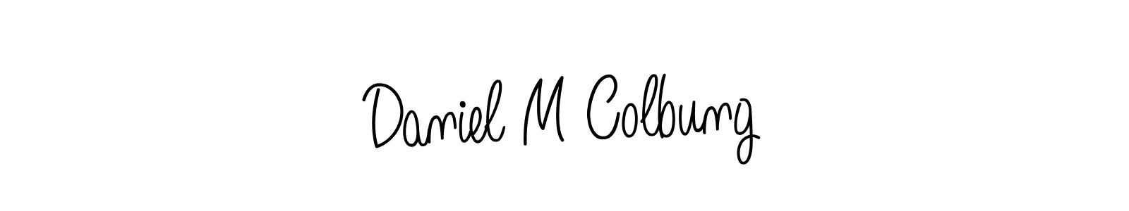 Make a beautiful signature design for name Daniel M Colbung. Use this online signature maker to create a handwritten signature for free. Daniel M Colbung signature style 5 images and pictures png